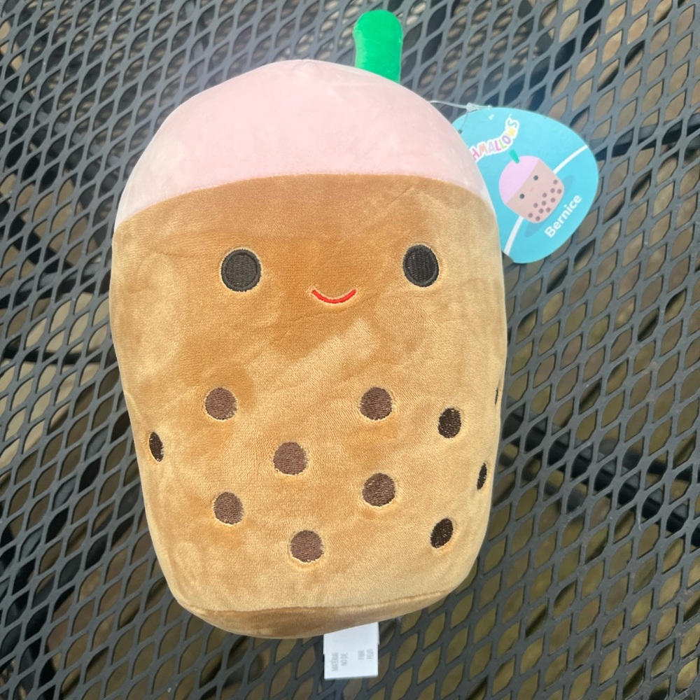 5” Bernice Boba Tea Squishmallows Plush Kellytoy BNWT